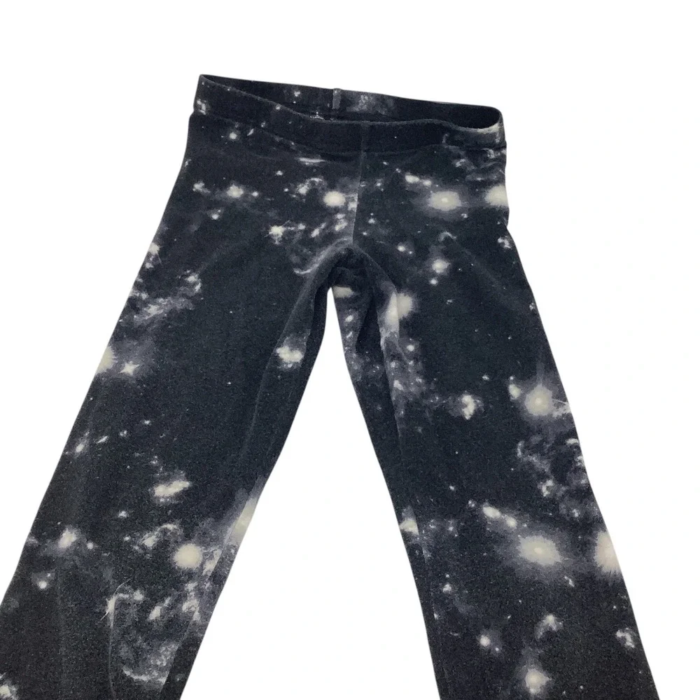 Old Navy Girls Galaxy Print Leggings Size M 8 Black Built In‎ Tough Activeweargh